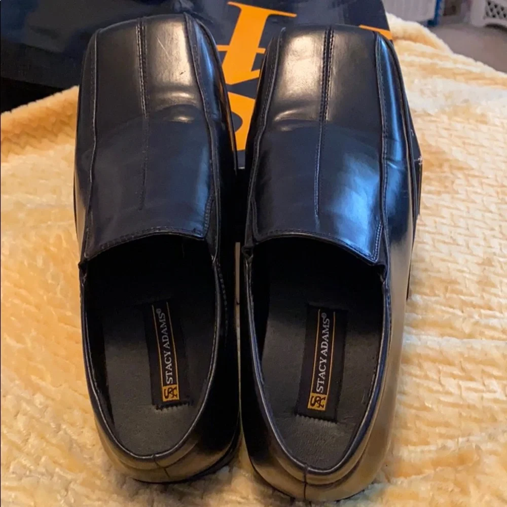 Stacy Adams Men’s Black Slip On Dress Shoes